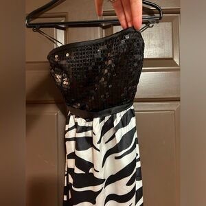 Guess strapless dress